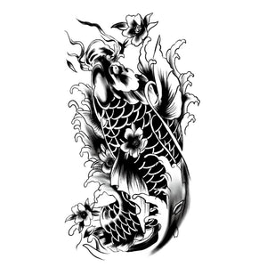 Japanese Koi Fish Tattoo - 2 | Temporalis
