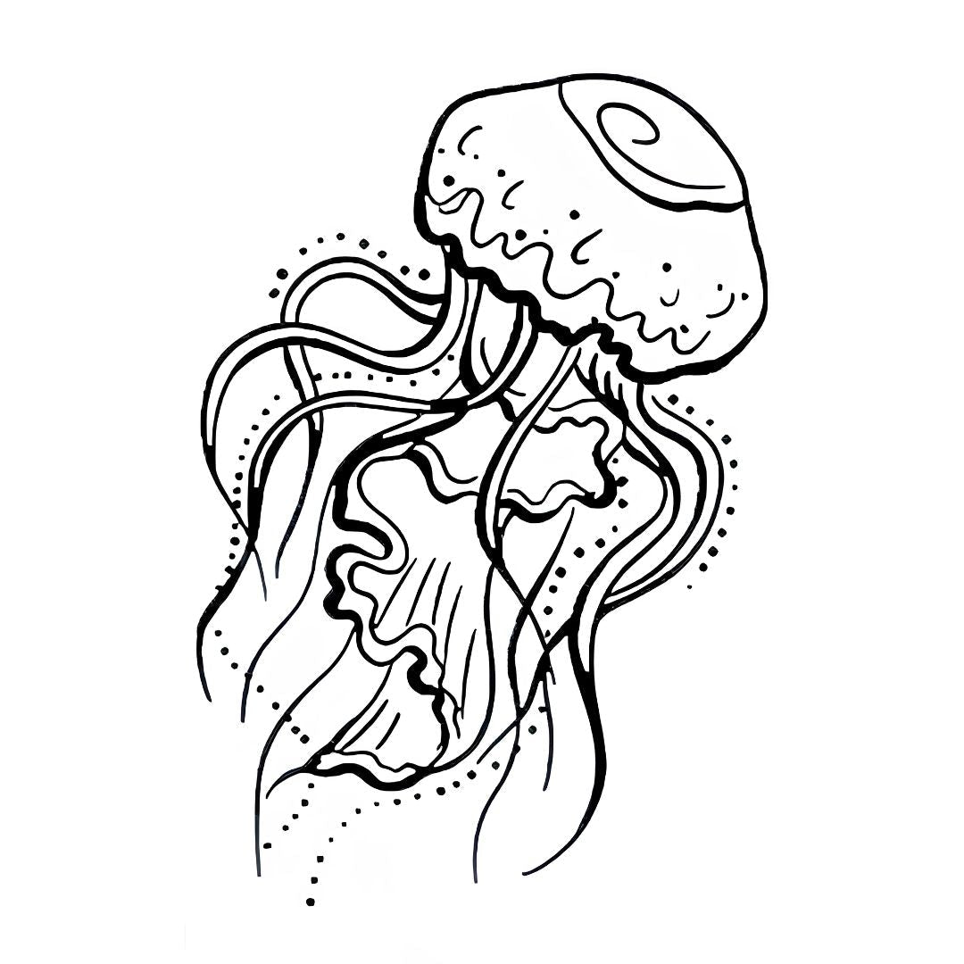 Jellyfish Tattoo - 2 | Temporalis