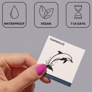 Jumping Dolphin Tattoo - 3 | Temporalis