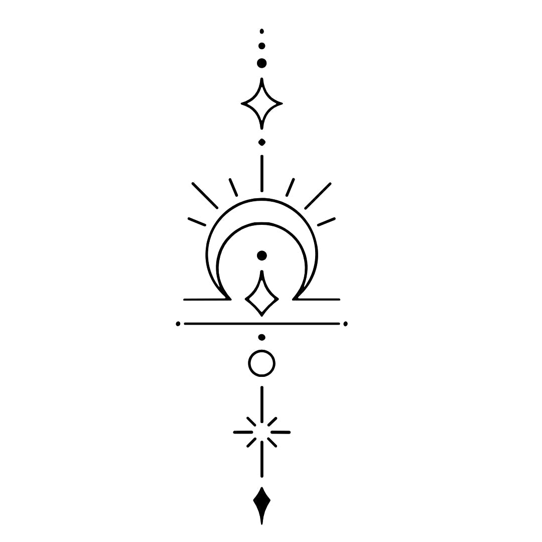 Libra celestial zodiac sign 2 - Temporalis