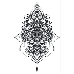 Lotus Mandala Chandelier Tattoo - 2 | Temporalis