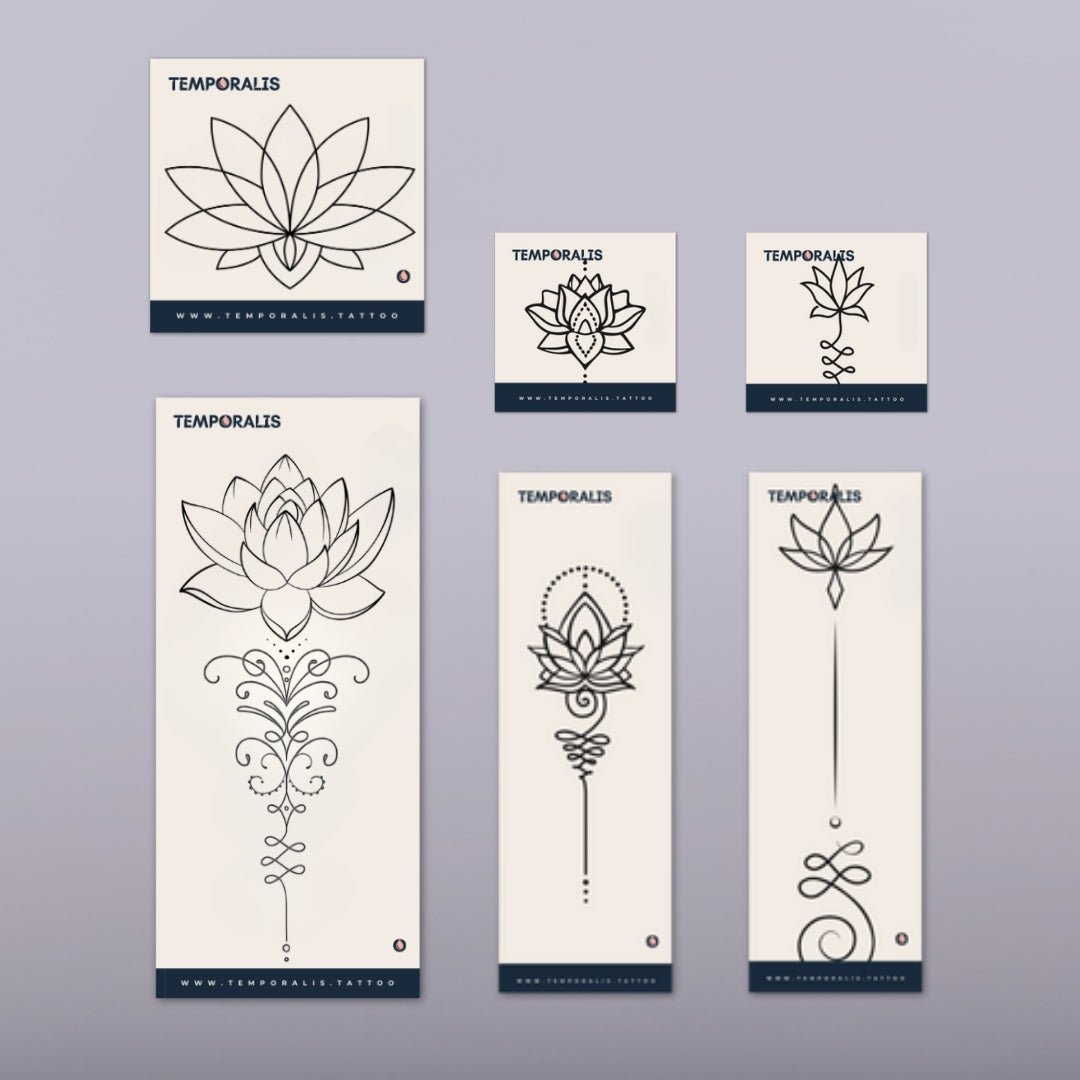 Lotus - Tattoo Kit (6 tattoos) 1 - Temporalis