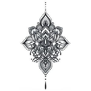 Mandala Lotus Tattoo - 2 | Temporalis