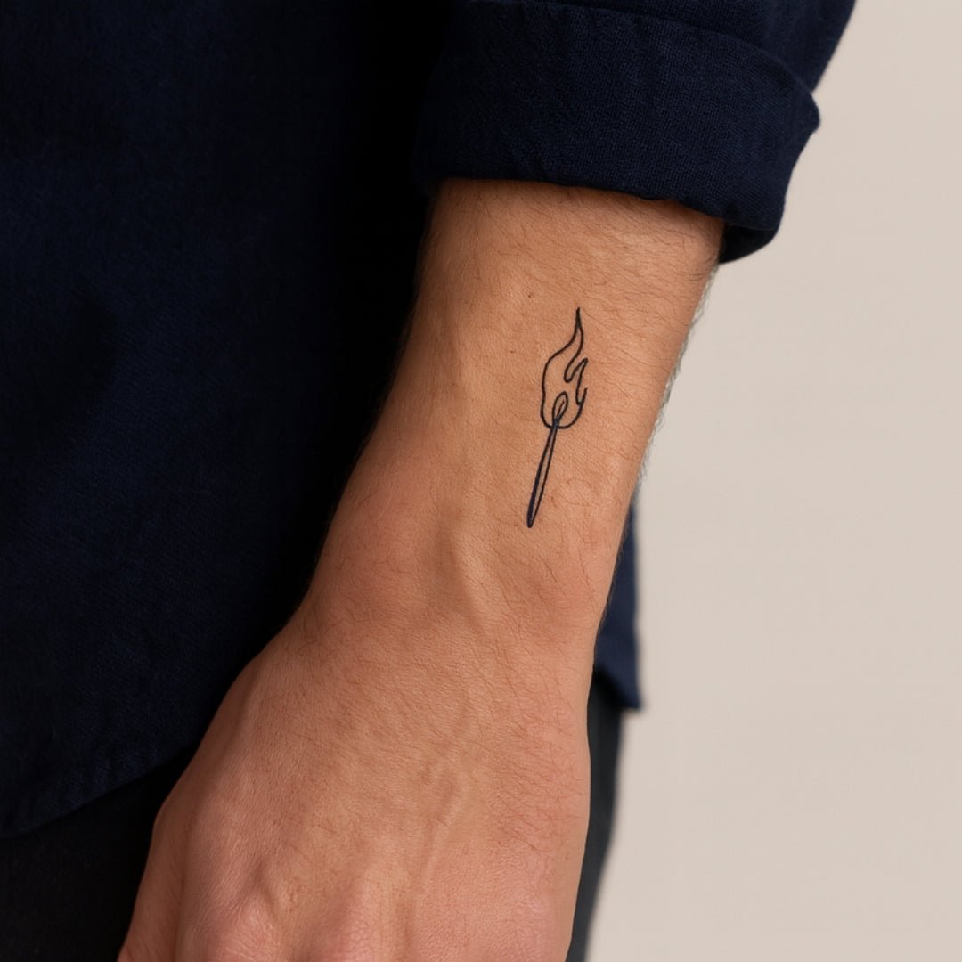 Matchstick Flame 1 - Temporalis