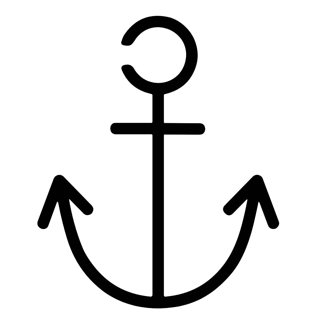 Minimalist anchor temporary tattoo - 2 | Temporalis
