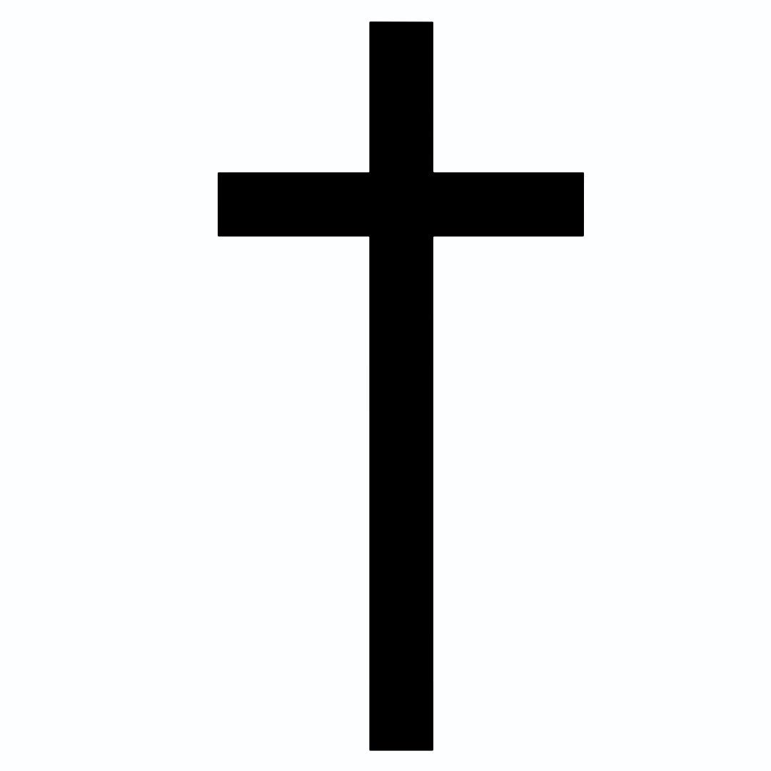 Minimalist Black Cross 2 - Temporalis