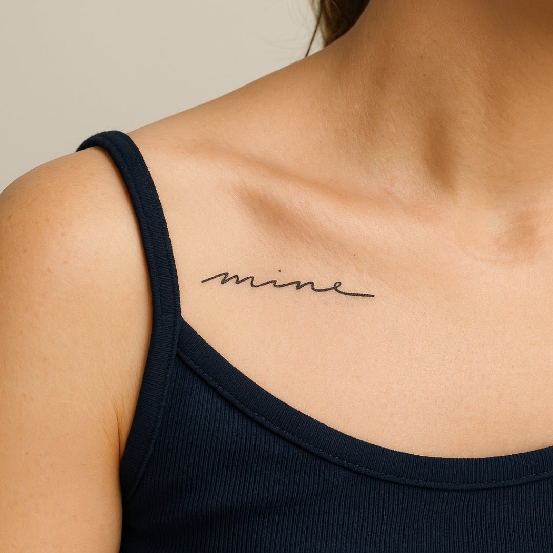 Minimalist 'Mine' Script 1 - Temporalis