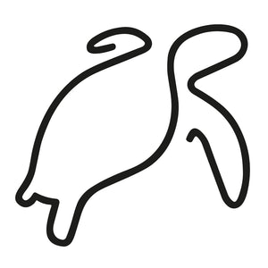 Minimalist one - line turtle temporary tattoo - 2 | Temporalis