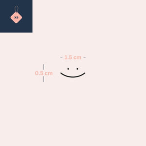Minimalist Smiley Face 2 - Temporalis