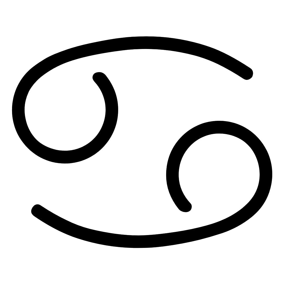 Minimalist zodiac sign Cancer 2 - Temporalis