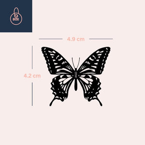 Monarch butterfly temporary tattoo - 4 | Temporalis
