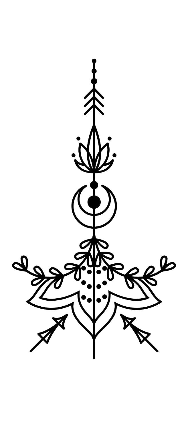 Mystic Floral Arrow 1 - Temporalis
