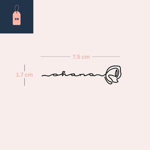 One - line Ohana Rose 3 - Temporalis