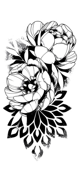 Peony Blossom Mandala 1 - Temporalis