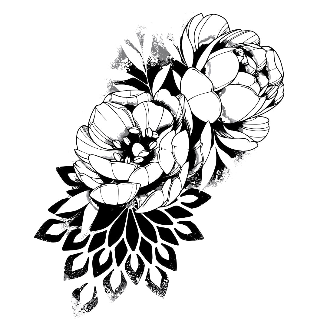 Peony Blossom Mandala 2 - Temporalis