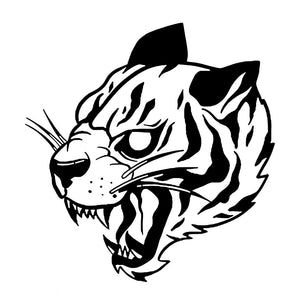 Roaring Tiger Head Tattoo - 2 | Temporalis