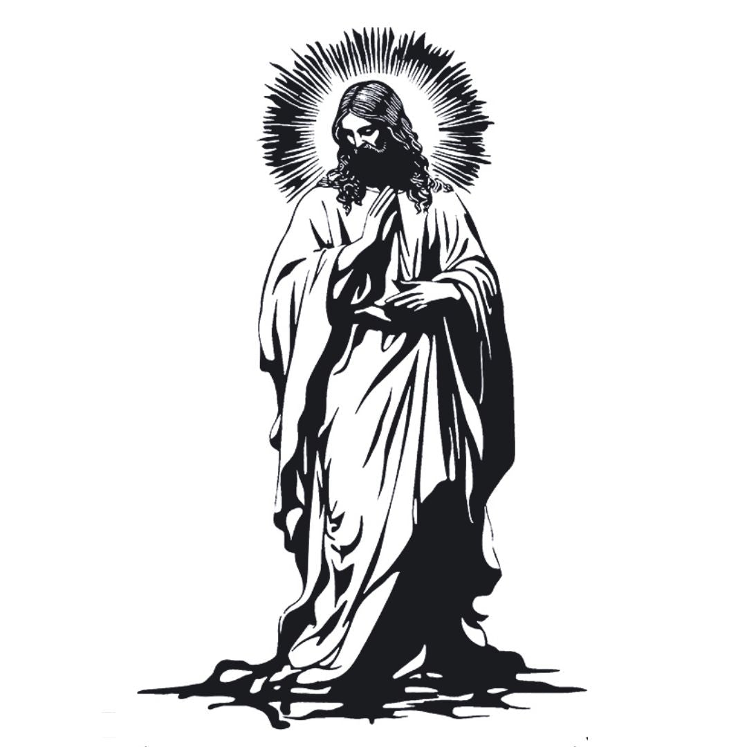 Sacred Jesus Christ Tattoo - 2 | Temporalis