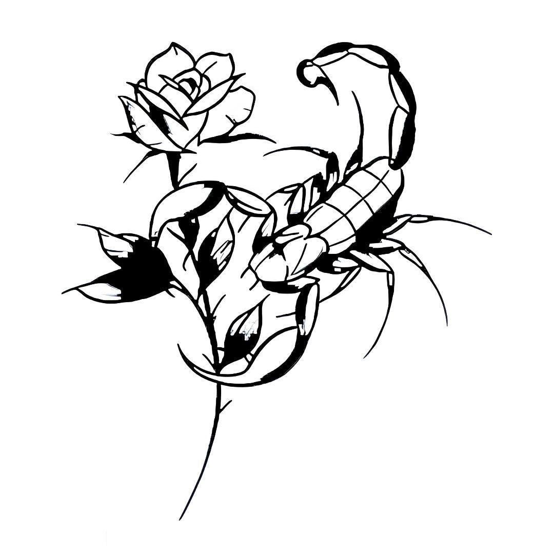 Scorpion and Rose Tattoo - 2 | Temporalis