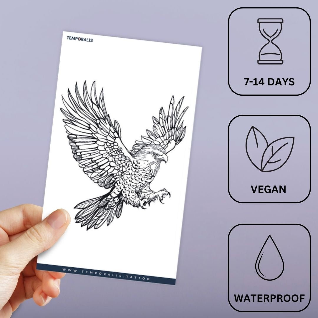 Soaring Eagle Tattoo - 3 | Temporalis