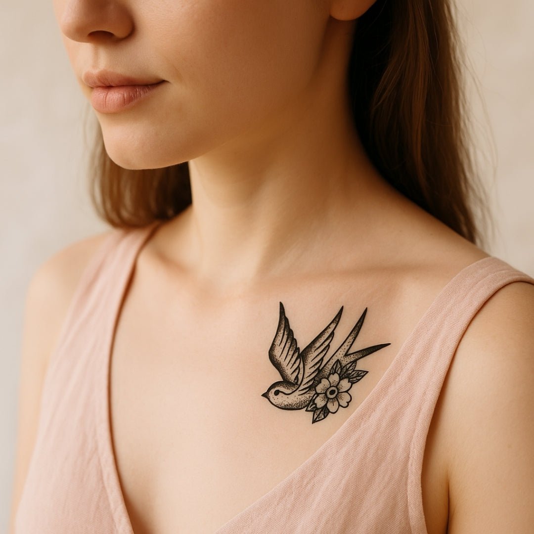 Swallow and Blossom Harmony 1 - Temporalis