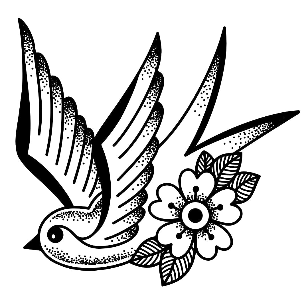 Swallow and Blossom Harmony 2 - Temporalis
