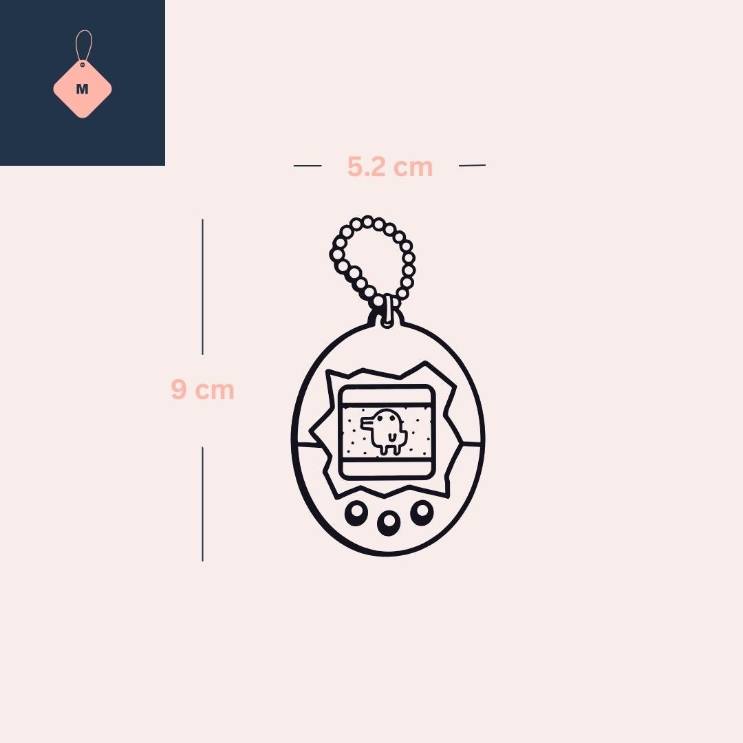 Tamagotchi keychain temporary tattoo - 4 | Temporalis