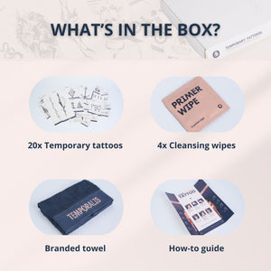 The delicate - Premium tattoo box, for women (20 tattoos) 4 - Temporalis