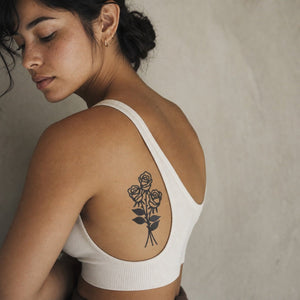 Three Rose Bouquet Tattoo - 1 | Temporalis