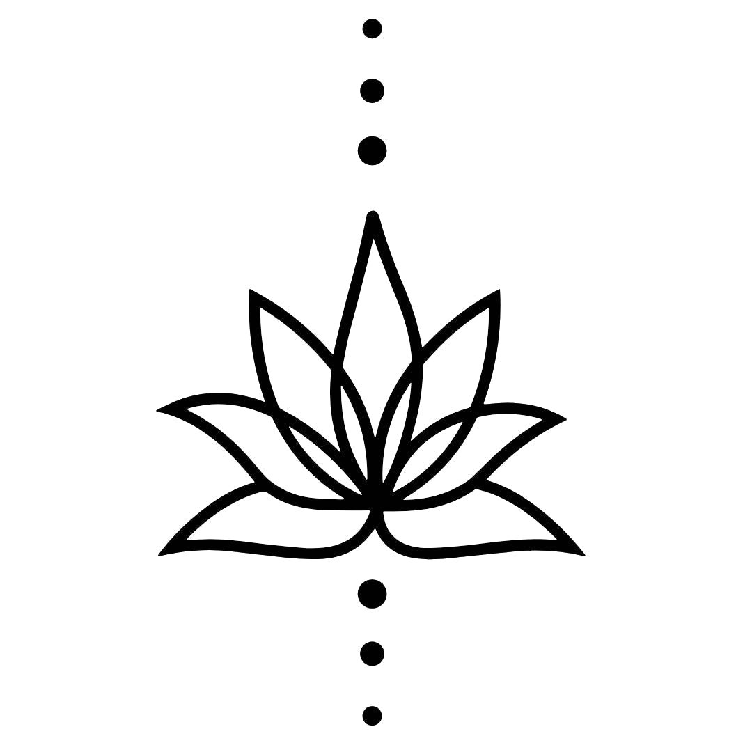 Tiny minimalist lotus 2 - Temporalis