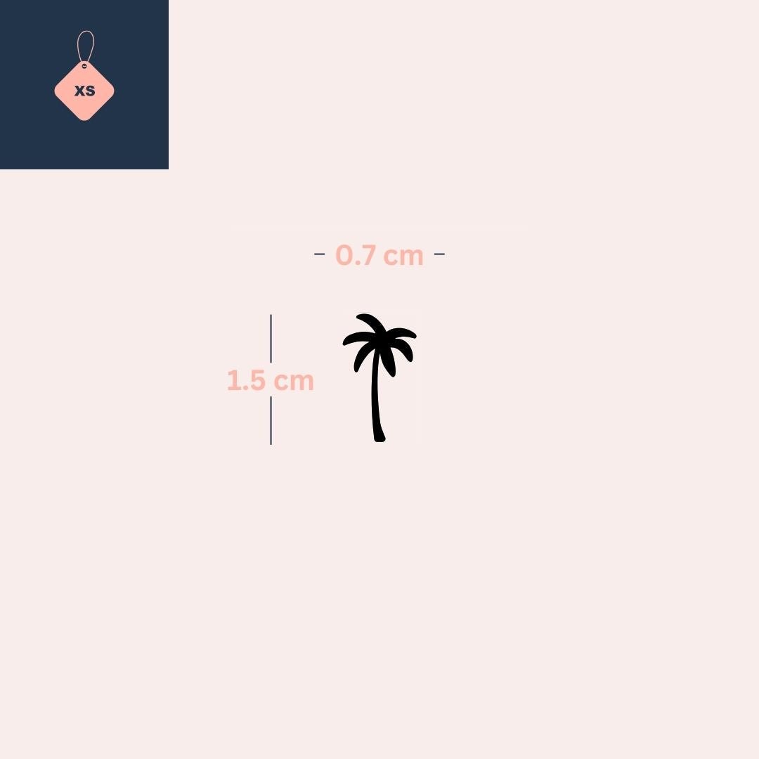 Tiny Palm Silhouette 3 - Temporalis