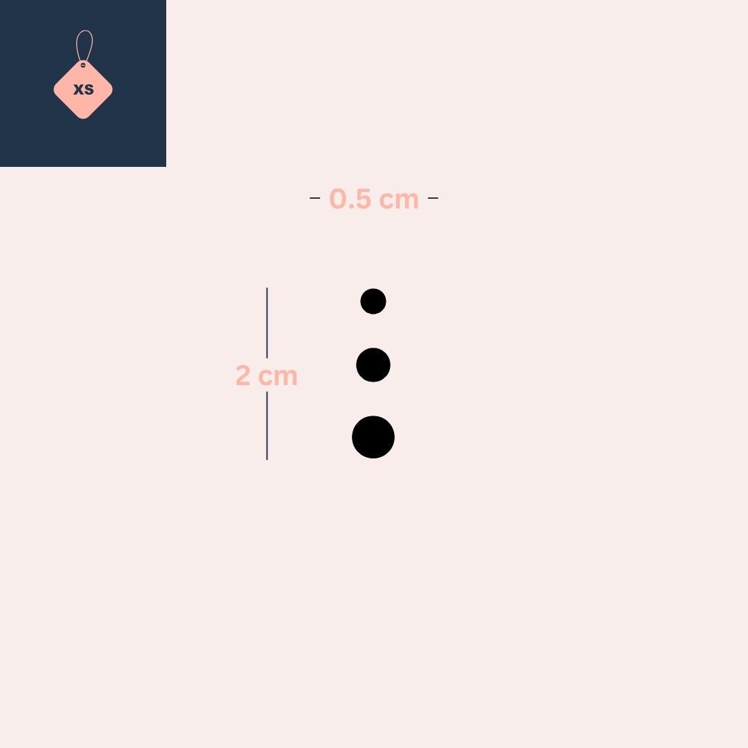 Triple Dot Vertical 3 - Temporalis