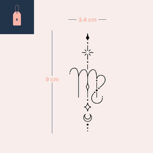 Virgo celestial zodiac sign 4 - Temporalis