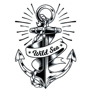 Wild Sea Anchor temporary tattoo - 2 | Temporalis